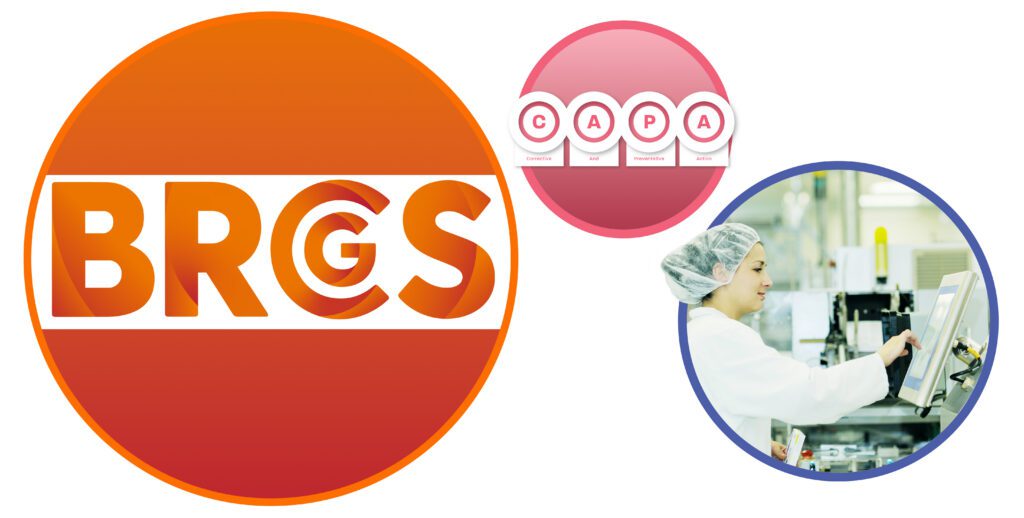 CAPA workflow supporting BRCGS compliance standards