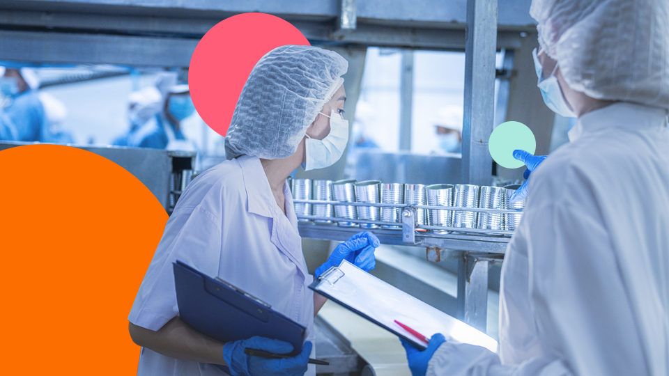 Product compliance testing checks in food manufacturing