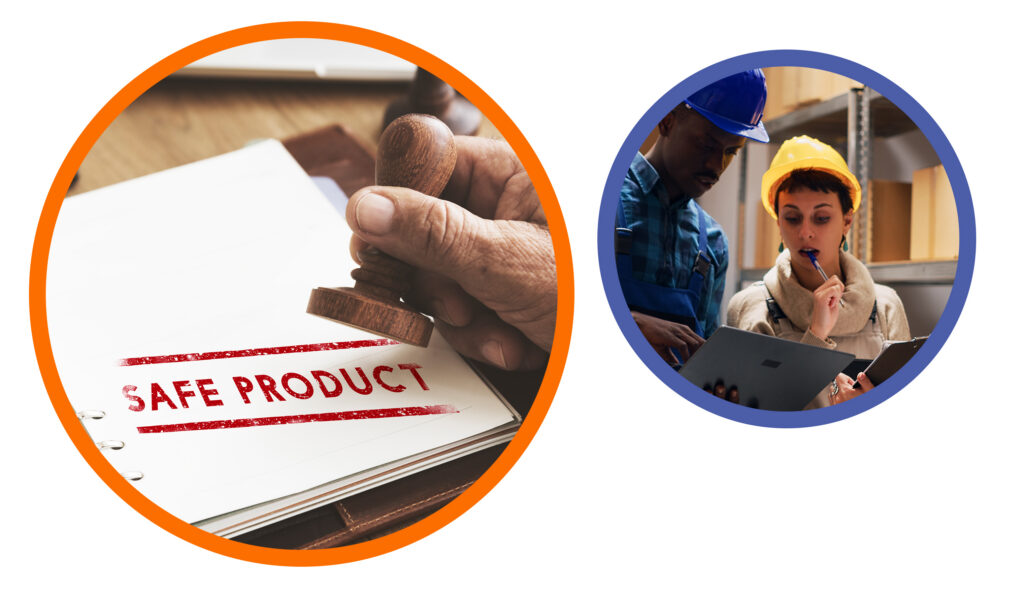 GPSR compliance product safety assessments and documentation checks carried out by manufacturing quality teams
